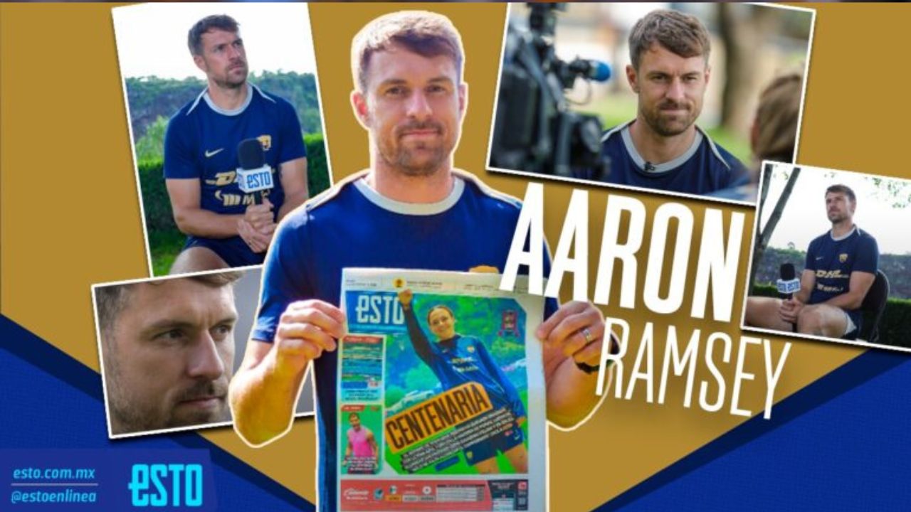 Aaron Ramsey aprendiendo español gracias a su esposa