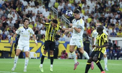 Cristiano Ronaldo anota cabezazo contra Al Ittihad