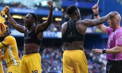 Danny Welbeck celebra de una forma peculiar su gol