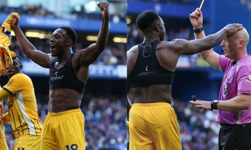Danny Welbeck celebra de una forma peculiar su gol