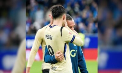 El gesto de respeto de Pedri a Santi Cazorla sep 2025