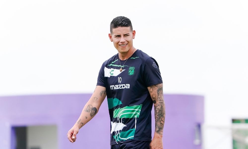 James Rodriguez en Leon vs Juarez