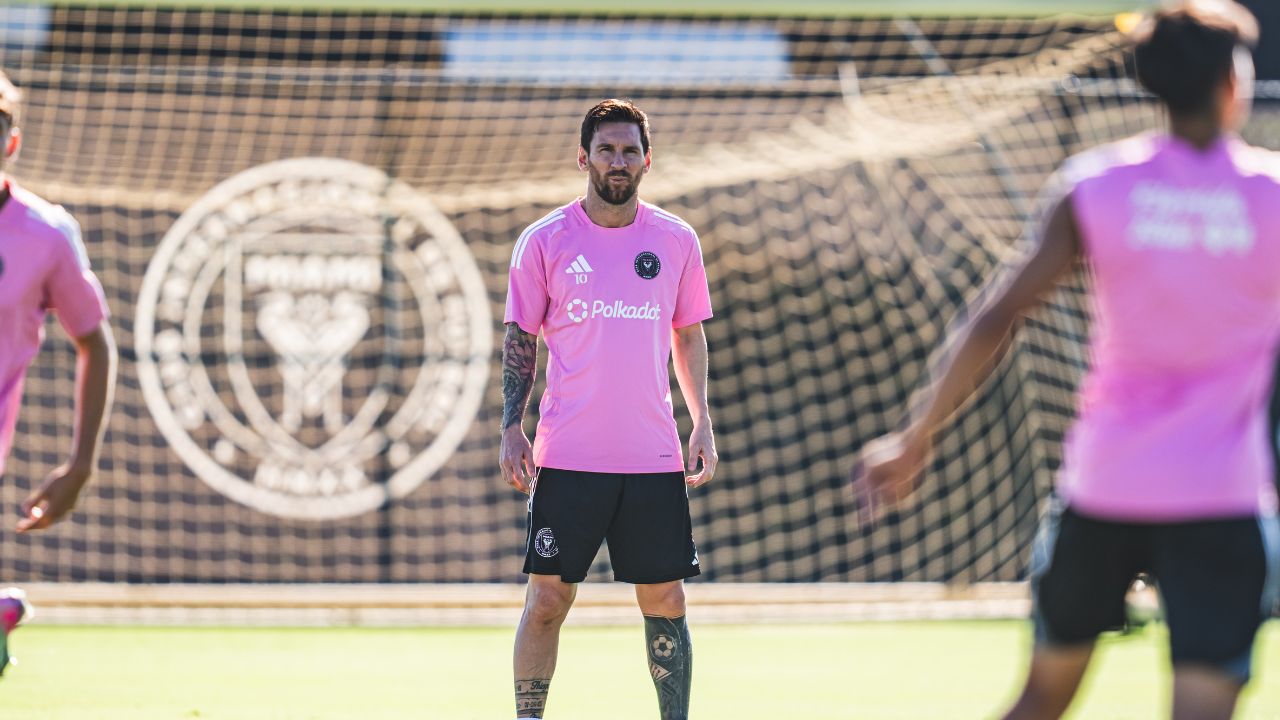 Messi previas al partido Miami D.C. United