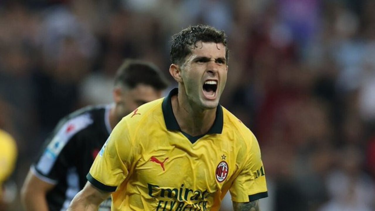 Pulisic en Milan marca 2 goles contra Udinese