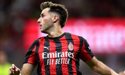 Santiago Giménez en el conjunto rossoneri