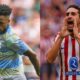 Vinicius (izq) y Koke (der) en derbi madrileño