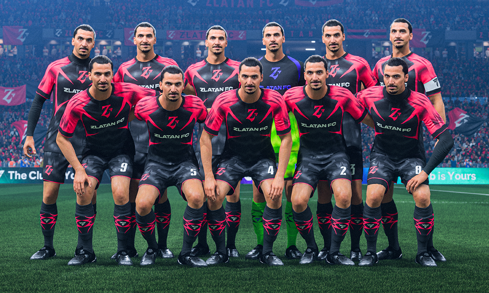 ¿Querías un equipo conformado solo de Zlatan Ibrahimovic? EAFC 26 lo hace realidad, te presentamos a Zlatan FC. Foto Cortesía: Electronic Arts.