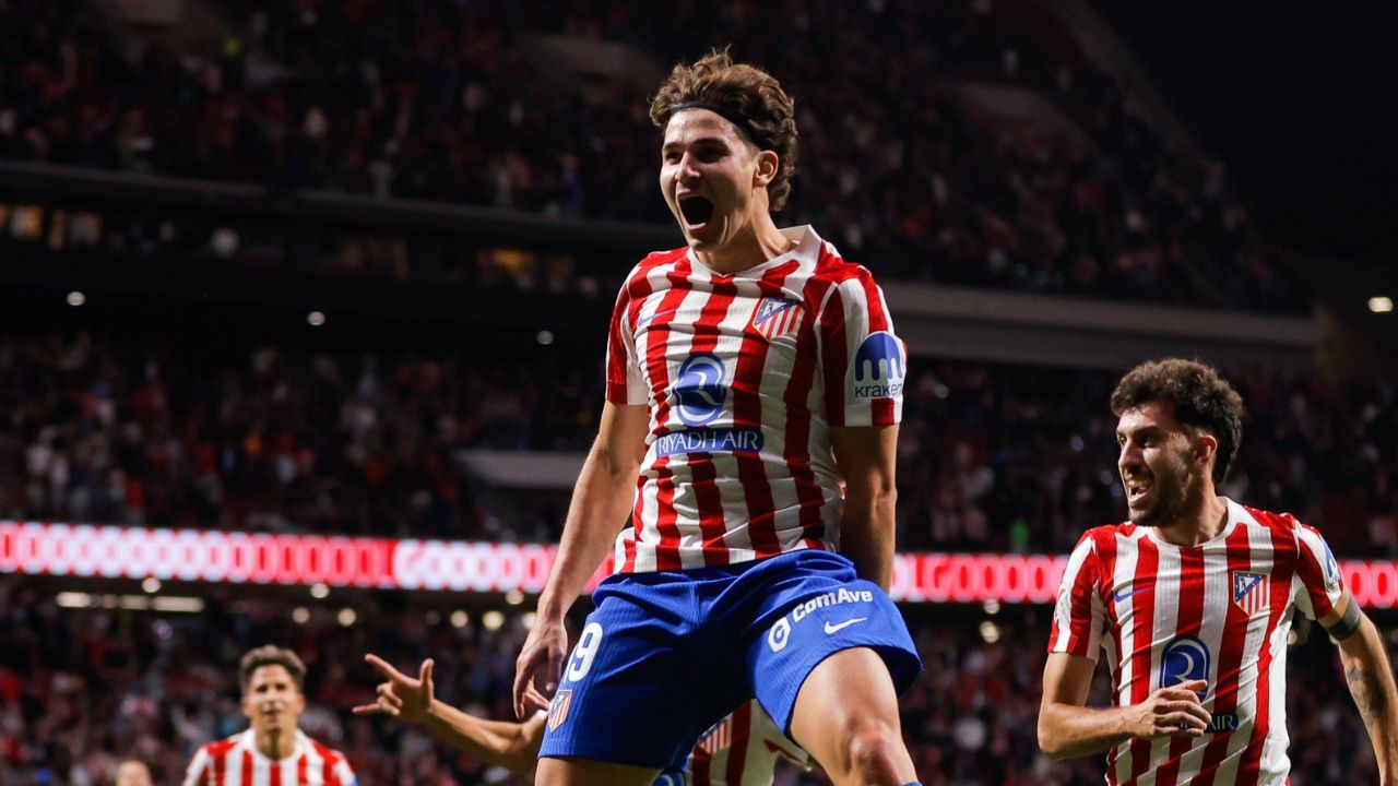 julian alvarez hace 3 goles 24 sept 2025