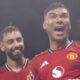 Casemiro celebra su gol contra Chelsea