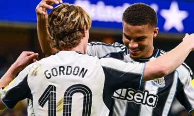 Anthony gordon da doblete en la goleada del newcastle 1 octubre 2025