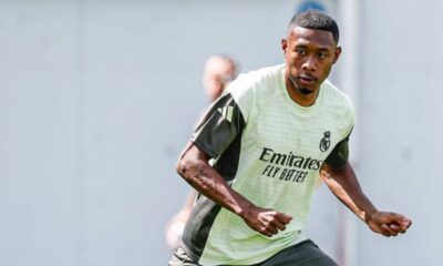 David Alaba sufre sobrecarga en el sóleo y estará fuera
