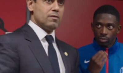 Dembélé se sorprende tras palabras del presidente del PSG