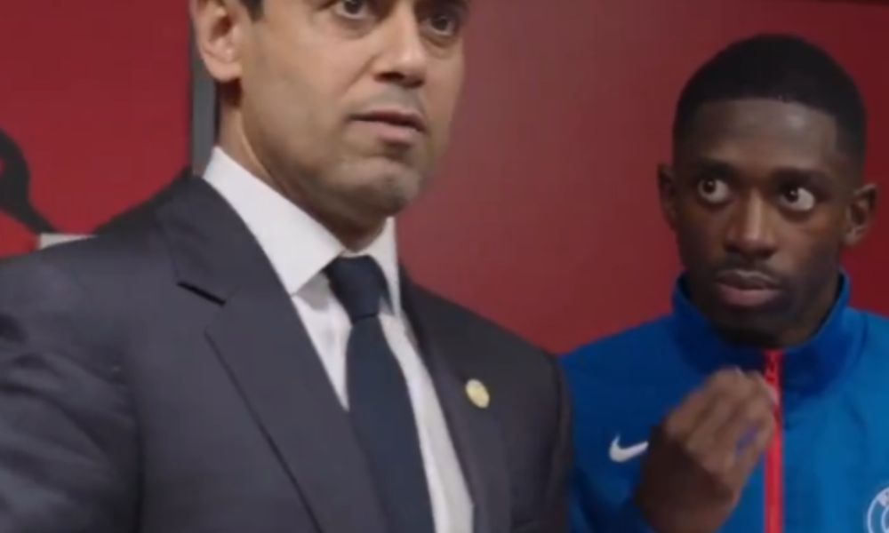 Dembélé se sorprende tras palabras del presidente del PSG