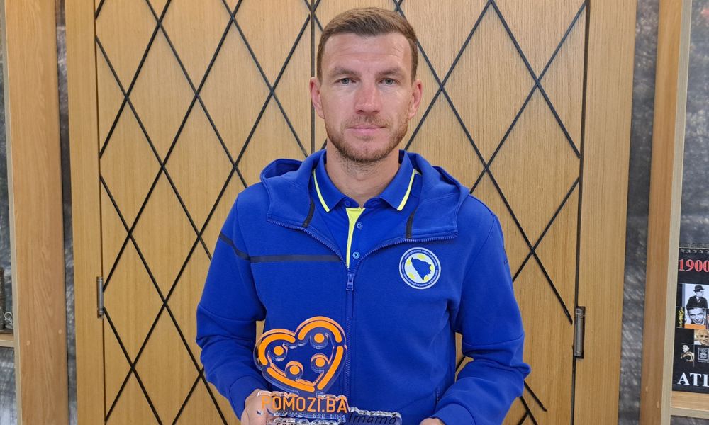 Edin Džeko hace historia como goleador más veterano de la Conference League