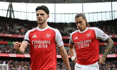 Jugadores del Arsenal FC en Emirates Stadium