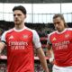 Jugadores del Arsenal FC en Emirates Stadium