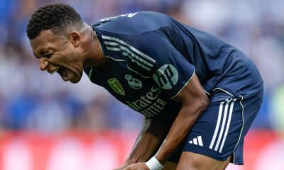 Kylian Mbappé con Real Madrid contra Getafe
