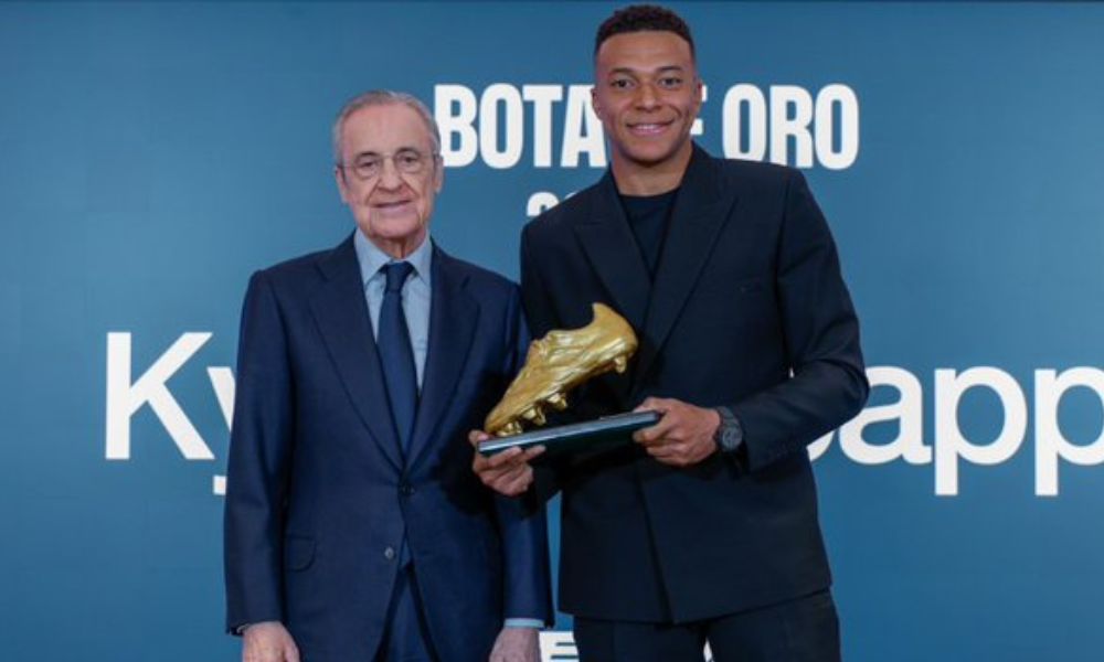 Kylian Mbappé recibe la Bota de Oro