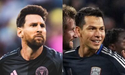 Lionel Messi, Inter Miami (izq) y Hirving 'Chucky' Lozano, San Diego FC (der)