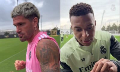 Rodrigo De¨Paul (izq) y Kylian Mbappé (der), Inter Miami y Real Madrid