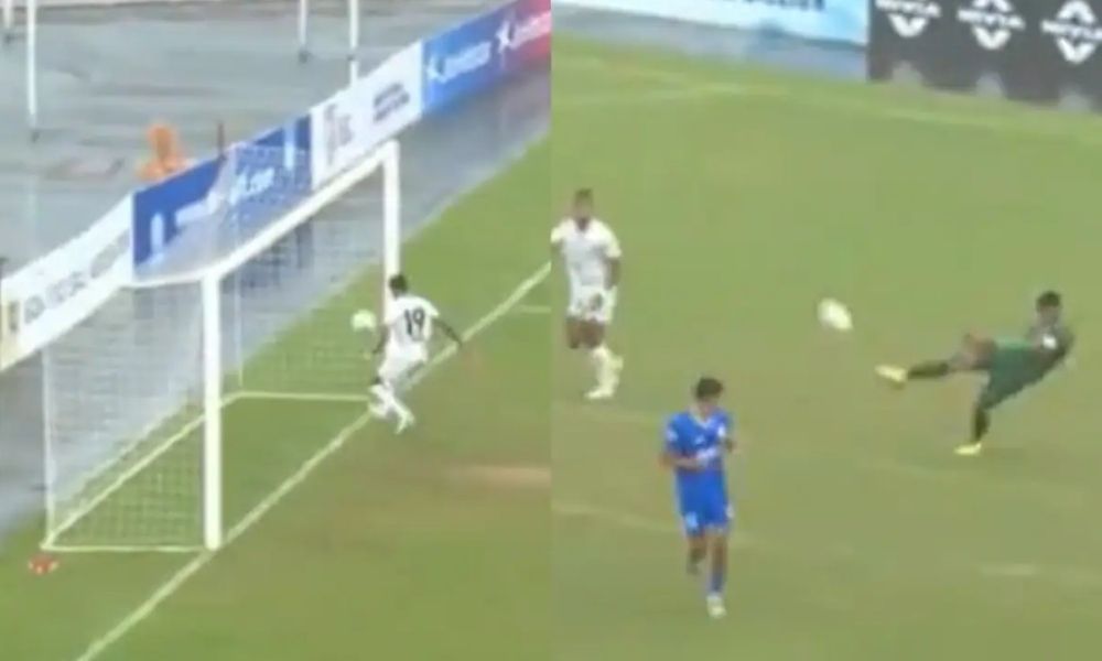 Samik Mitra del Chennaiyin FC anota gol de su propia area, AIFF Super Cup