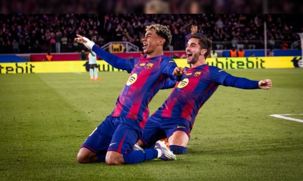 Barcelona estrena el marcador en el remodelado Spotify Camp Nou