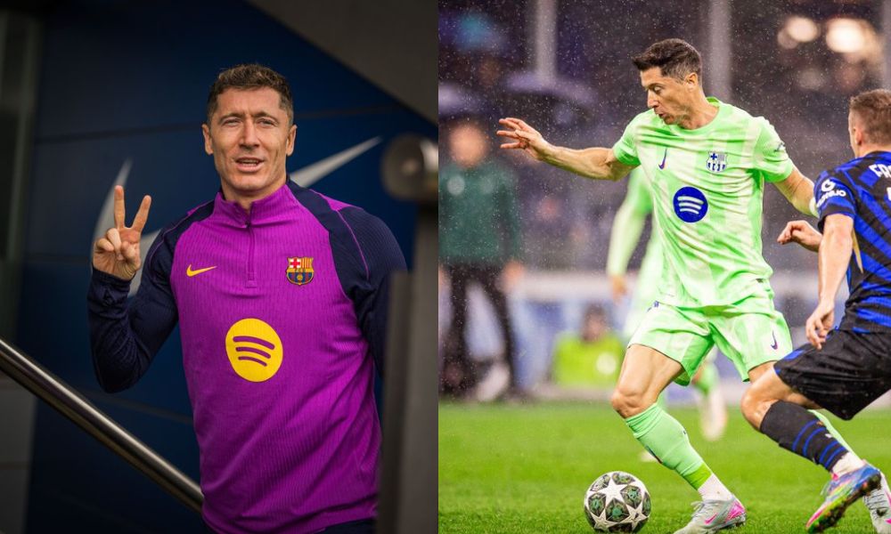 Barcelona vive el doble rostro de Lewandowski esta temporada