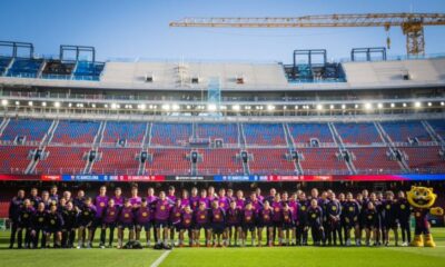 Barcelona vuelve a casa en el primer entrenamiento en el nuevo Camp Nou