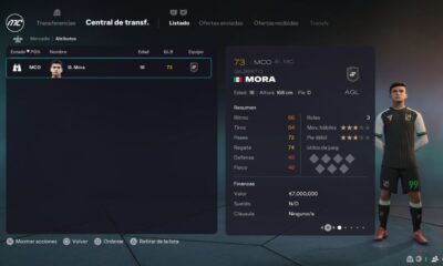 Gilberto Mora llega a EA Sports FC 26