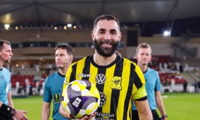 benzema anota 3 goles. 29 nov 2025