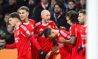 golazo de benfica 25 nov 2025