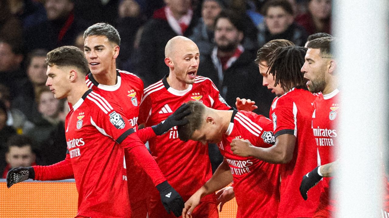 golazo de benfica 25 nov 2025
