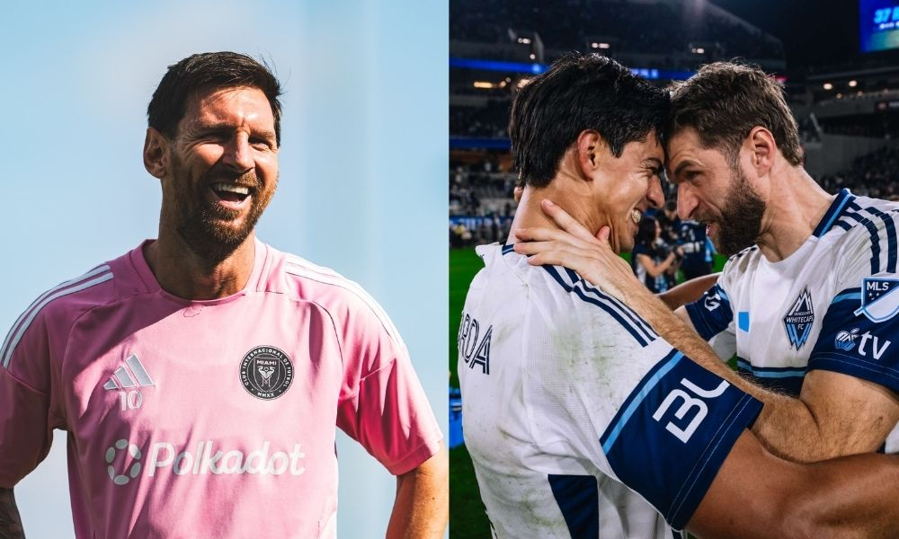 Lionel Messi (izq) y Thomas Muller (der) Inter Miami vs Vancouver Whitecaps, MLS Cup
