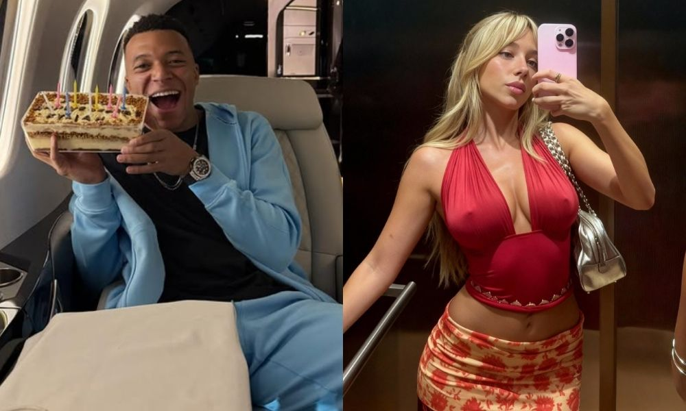 Kylian Mbappé (Izq) y Ester Expósito (Der)