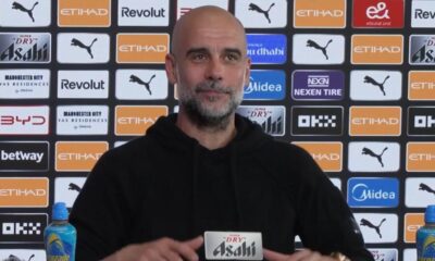 Pep Guardiola confirmó este viernes en conferencia de prensa que el partido del domingo ante Aston Villa será su último como entrenador del Manchester City. Foto: Especial.