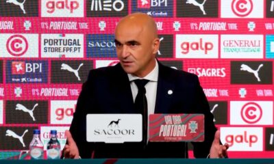 Roberto Martínez y Portugal hicieron un pequeño homenaje para Diogo Jota. Foto: Especial.