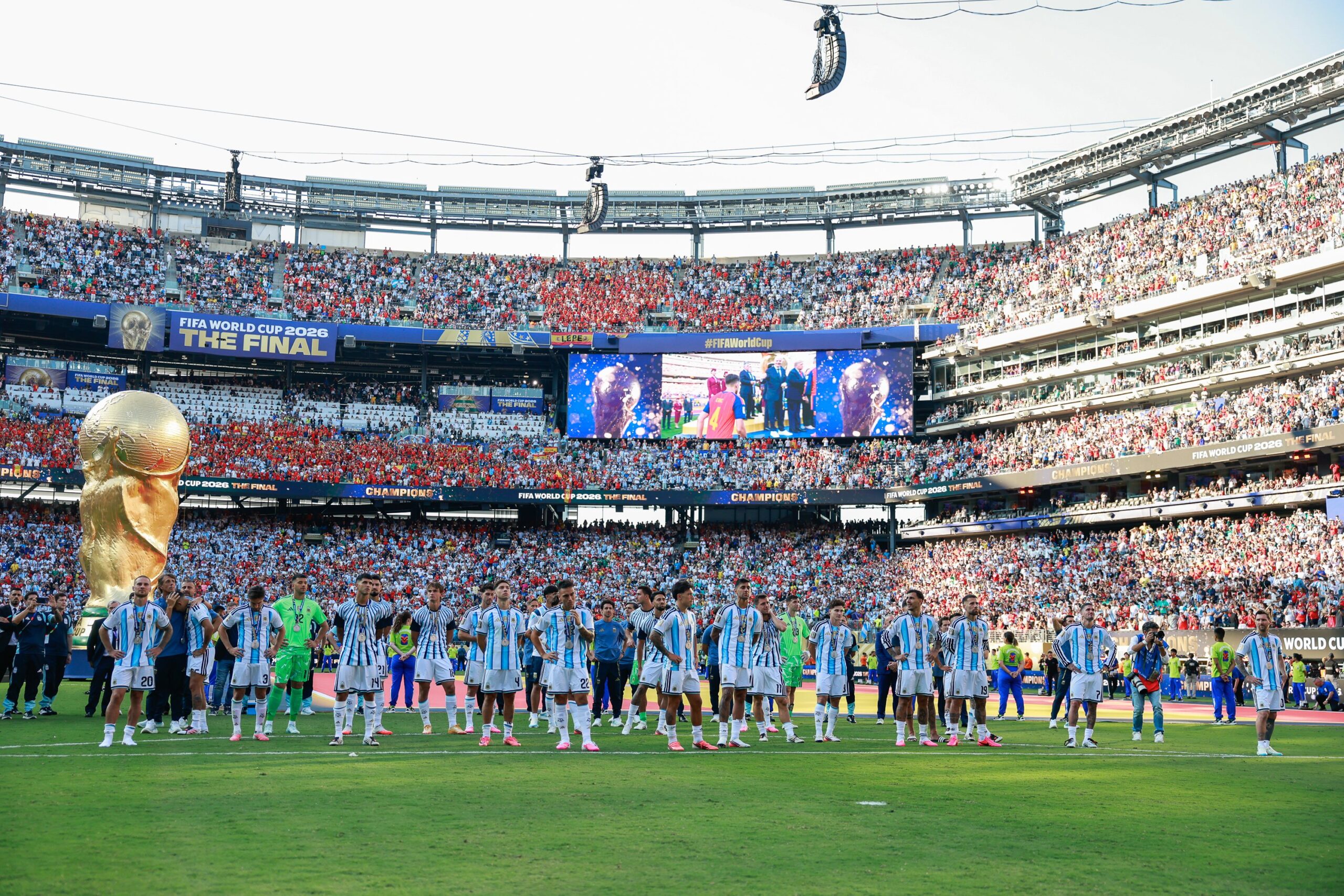 La Selección Argentina fue castigada por lo sucedido en la Final del Mundial 2026. Foto cortesía: Asociación de Futbol Argentino (AFA).