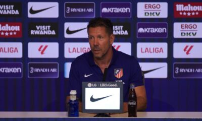 Diego Simeone asegura que Julián Álvarez es el mejor jugador del Atlético de Madrid. Foto: Especial.