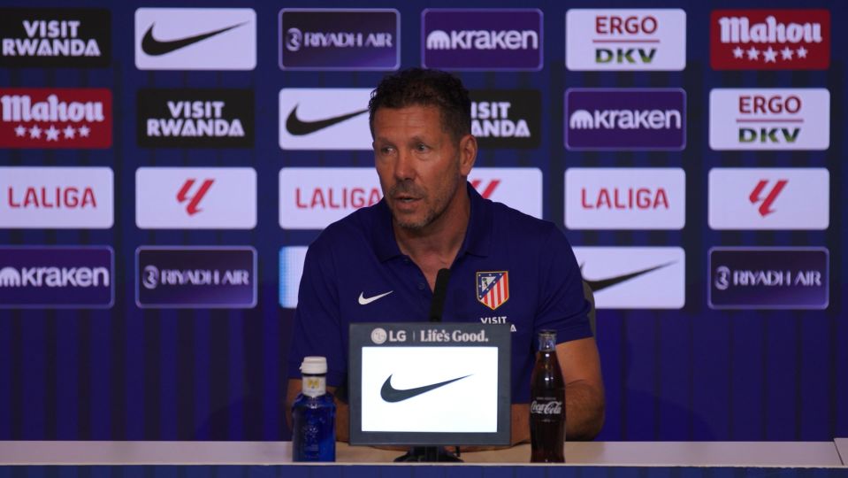 Diego Simeone asegura que Julián Álvarez es el mejor jugador del Atlético de Madrid. Foto: Especial.