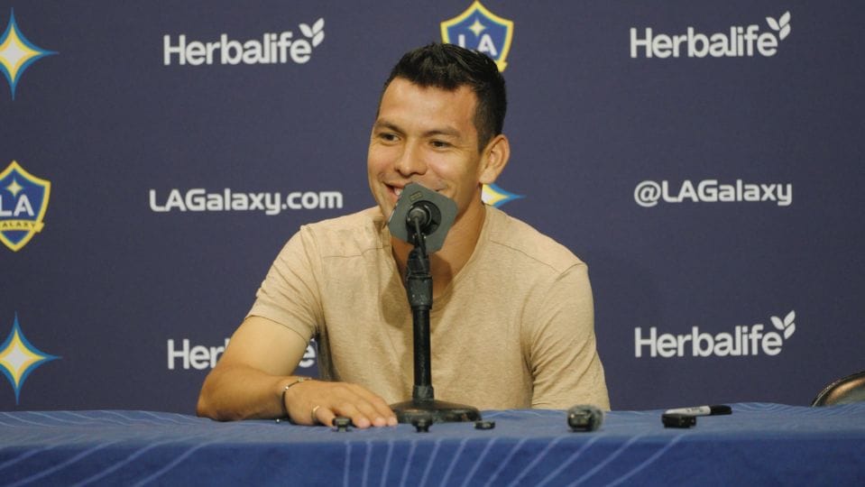 Hirving "Chucky" Lozano volvió a ser titular con el LA Galaxy. Foto: Especial.