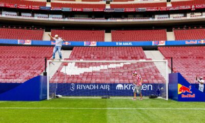 Danny León hace historia al grindar el larguero del Metropolitano. Foto cortesía: Red Bull.
