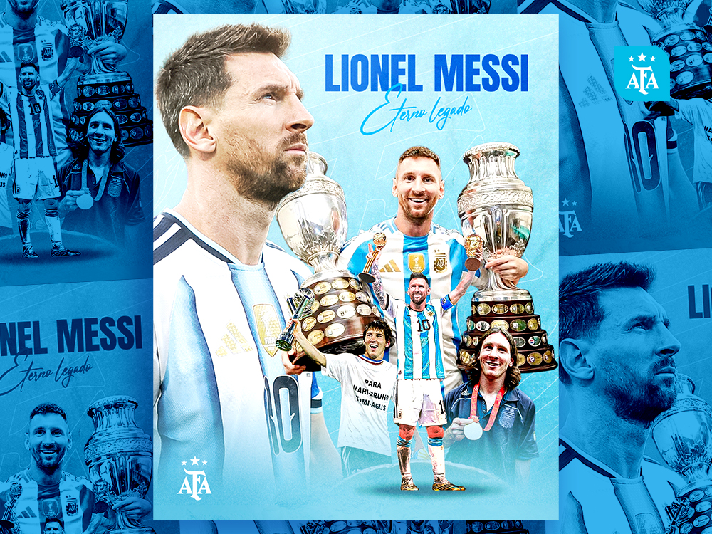 ¿Es Lionel Messi el mejor futbolista de la historia? Foto cortesía: AFA.